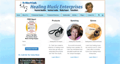Desktop Screenshot of healingmusicenterprises.com
